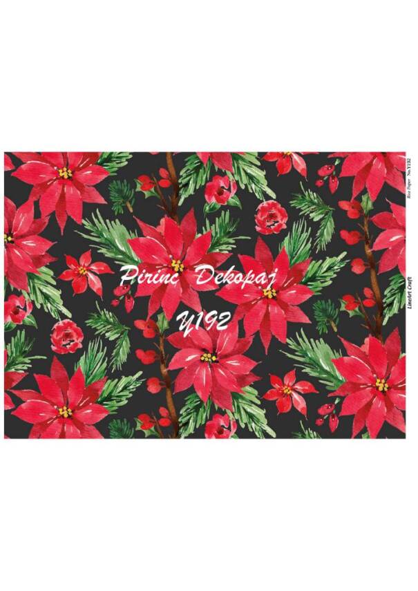 Yılbaşı Desenli Pirinç Dekopaj Model : Y192 - 1