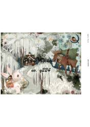 Yılbaşı Desenli Pirinç Dekopaj Model : Y224 - Line Art