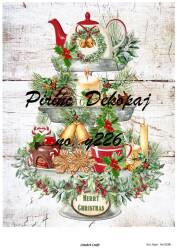 Yılbaşı Desenli Pirinç Dekopaj Model : Y226 - Line Art