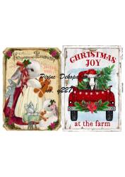 Yılbaşı Desenli Pirinç Dekopaj Model : Y227 - Line Art