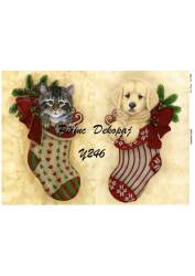 Yılbaşı Desenli Pirinç Dekopaj Model : Y246 - Line Art