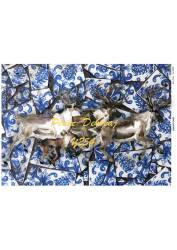 Yılbaşı Desenli Pirinç Dekopaj Model : Y254 - Line Art