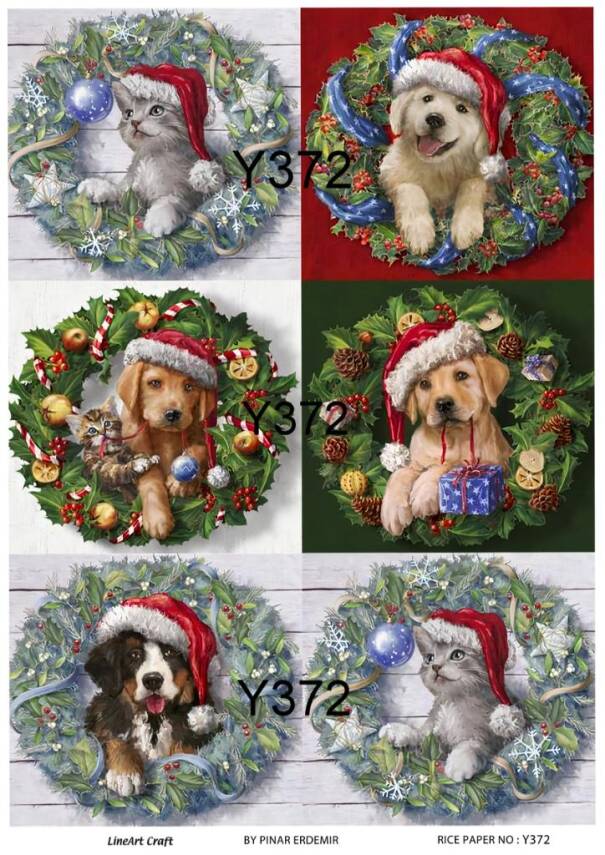 Yılbaşı Desenli Pirinç Dekopaj Model : Y372 - 1