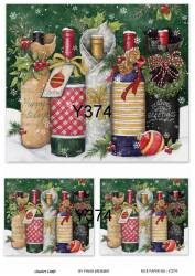 Yılbaşı Desenli Pirinç Dekopaj Model : Y374 - Line Art