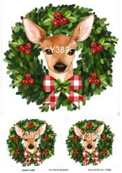 Yılbaşı Desenli Pirinç Dekopaj Model : Y389 - Line Art