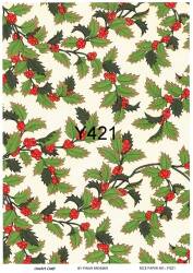 Yılbaşı Desenli Pirinç Dekopaj Model : Y421 - Line Art