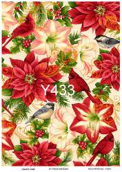 Yılbaşı Desenli Pirinç Dekopaj Model : Y433 - Line Art