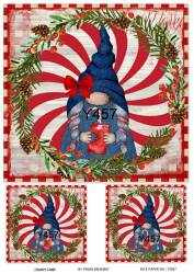 Yılbaşı Desenli Pirinç Dekopaj Model : Y457 - Line Art