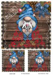 Yılbaşı Desenli Pirinç Dekopaj Model : Y459 - Line Art