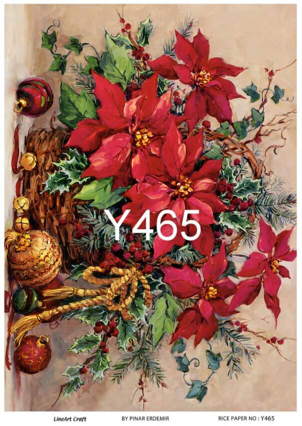 Yılbaşı Desenli Pirinç Dekopaj Model : Y465 - 1