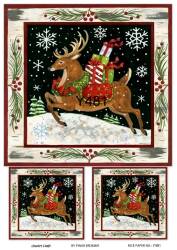 Yılbaşı Desenli Pirinç Dekopaj Model : Y481 - Line Art