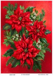 Yılbaşı Desenli Pirinç Dekopaj Model : Y503 - Line Art