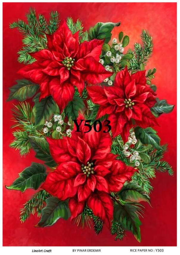 Yılbaşı Desenli Pirinç Dekopaj Model : Y503 - 1