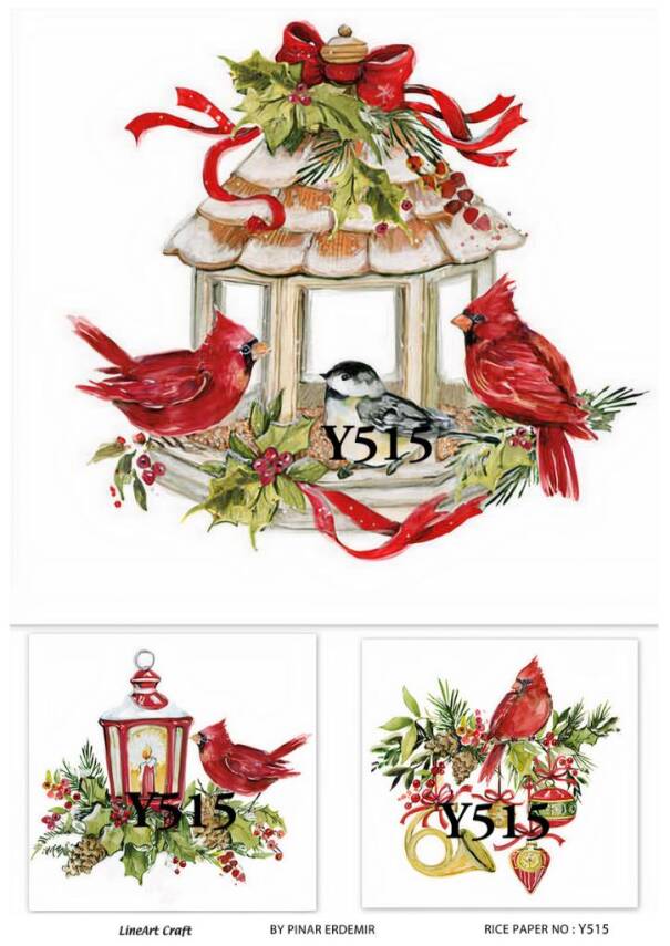 Yılbaşı Desenli Pirinç Dekopaj Model : Y515 - 1