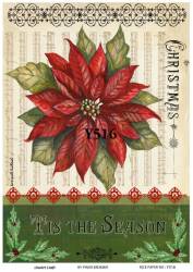 Yılbaşı Desenli Pirinç Dekopaj Model : Y516 - Line Art