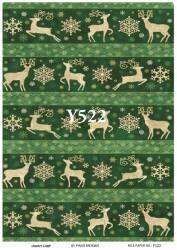 Yılbaşı Desenli Pirinç Dekopaj Model : Y522 - Line Art