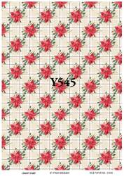 Yılbaşı Desenli Pirinç Dekopaj Model : Y545 - Line Art