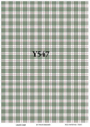 Yılbaşı Desenli Pirinç Dekopaj Model : Y547 - 1