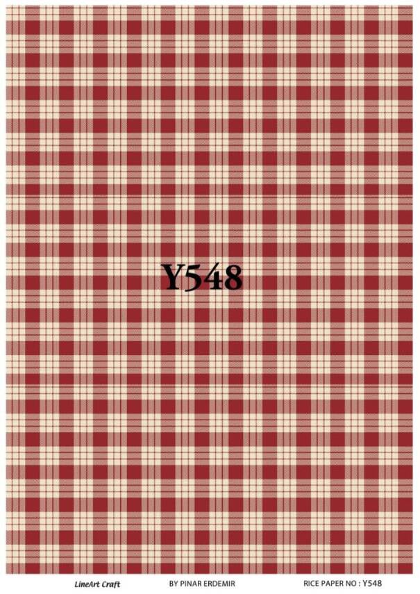 Yılbaşı Desenli Pirinç Dekopaj Model : Y548 - 1