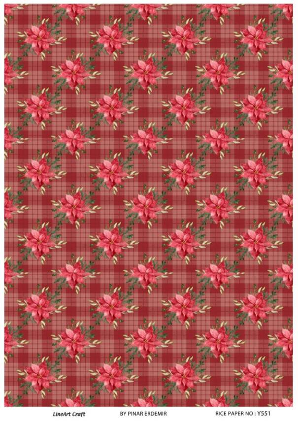 Yılbaşı Desenli Pirinç Dekopaj Model : Y551 - 1