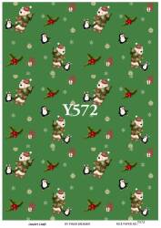 Yılbaşı Desenli Pirinç Dekopaj Model : Y572 - Line Art