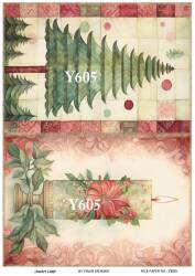 Yılbaşı Desenli Pirinç Dekopaj Model : Y605 - Line Art