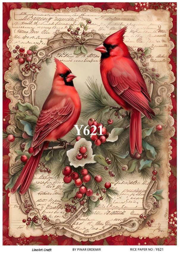 Yılbaşı Desenli Pirinç Dekopaj Model : Y621 - 1