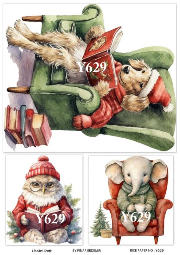 Yılbaşı Desenli Pirinç Dekopaj Model : Y629 - 1