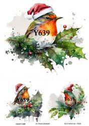 Yılbaşı Desenli Pirinç Dekopaj Model : Y639 - Line Art