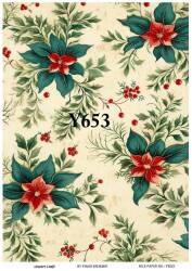 Yılbaşı Desenli Pirinç Dekopaj Model : Y653 - Line Art