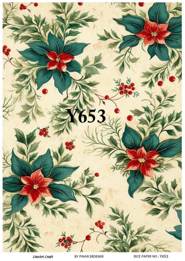 Yılbaşı Desenli Pirinç Dekopaj Model : Y653 - 1