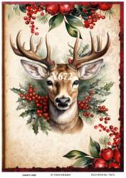 Yılbaşı Desenli Pirinç Dekopaj Model : Y672 - Line Art