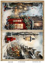 Yılbaşı Desenli Pirinç Dekopaj Model : Y675 - Line Art