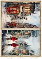 Yılbaşı Desenli Pirinç Dekopaj Model : Y679 - Line Art