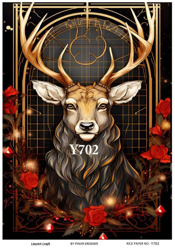 Yılbaşı Desenli Pirinç Dekopaj Model : Y702 - 1