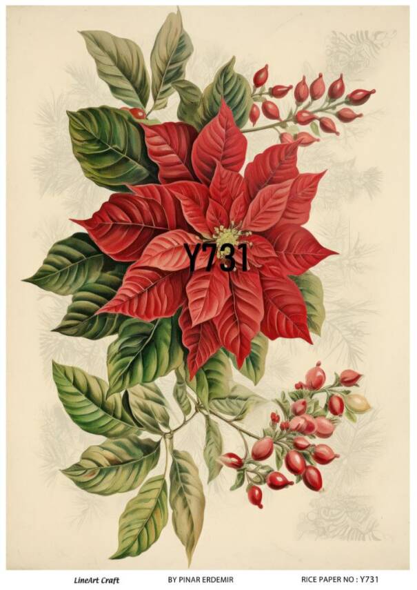 Yılbaşı Desenli Pirinç Dekopaj Model : Y731 - 1