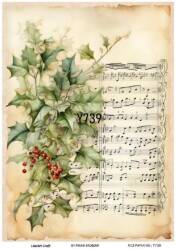 Yılbaşı Desenli Pirinç Dekopaj Model : Y739 - Line Art