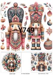 Yılbaşı Desenli Pirinç Dekopaj Model : Y749 - Line Art