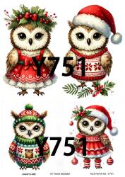 Yılbaşı Desenli Pirinç Dekopaj Model : Y751 - Line Art