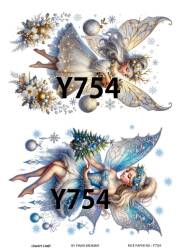 Yılbaşı Desenli Pirinç Dekopaj Model : Y754 - Line Art