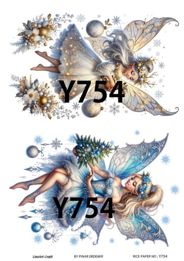 Yılbaşı Desenli Pirinç Dekopaj Model : Y754 - 1
