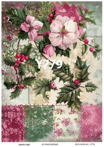 Yılbaşı Desenli Pirinç Dekopaj Model : Y779 - 1