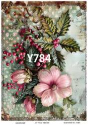 Yılbaşı Desenli Pirinç Dekopaj Model : Y784 - Line Art