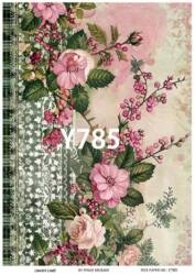 Yılbaşı Desenli Pirinç Dekopaj Model : Y785 - Line Art