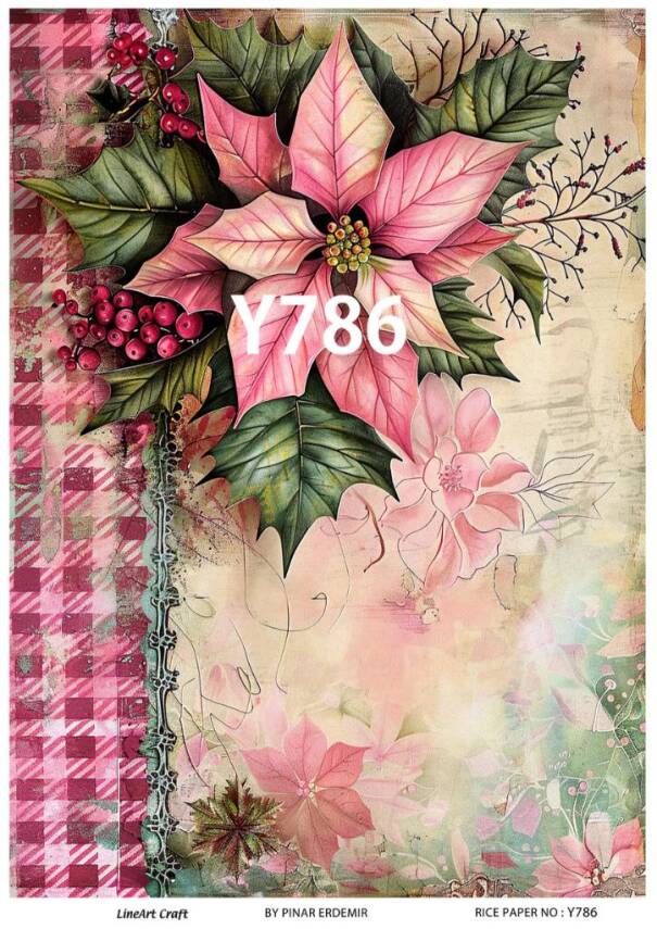 Yılbaşı Desenli Pirinç Dekopaj Model : Y786 - 1
