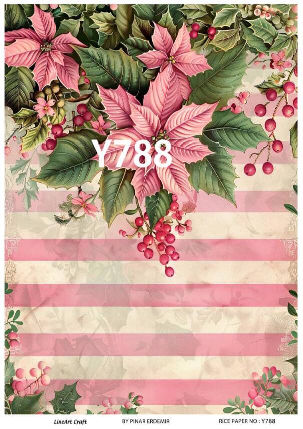 Yılbaşı Desenli Pirinç Dekopaj Model : Y788 - 1