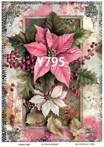 Yılbaşı Desenli Pirinç Dekopaj Model : Y795 - 1