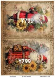 Yılbaşı Desenli Pirinç Dekopaj Model : Y799 - Line Art