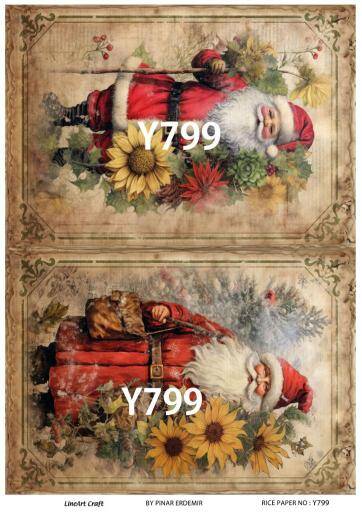 Yılbaşı Desenli Pirinç Dekopaj Model : Y799 - 1