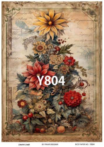 Yılbaşı Desenli Pirinç Dekopaj Model : Y804 - 1